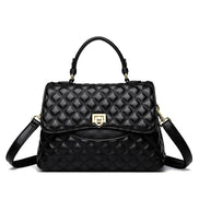 Luxury Large Capacity Multilayer Shoulder Messenger Bag High Quality Leather Handbag Women Designer Crossbody Sac Female Tote