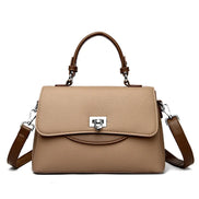 Luxury Large Capacity Multilayer Shoulder Messenger Bag High Quality Leather Handbag Women Designer Crossbody Sac Female Tote