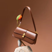 YANATARI Underarm Cowhide Genuine Leather Handbags Women Vintage Shoulder Bag Female Crossbody Bags Luxury High Quality 2025