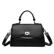 Luxury Large Capacity Multilayer Shoulder Messenger Bag High Quality Leather Handbag Women Designer Crossbody Sac Female Tote
