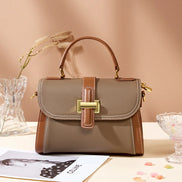 Luxury Handbags Female Crossbody Bags Small Square Shoulder Bag Mom Women Bags New Fashion 2025 Genuine Cowhide Leather Satchel