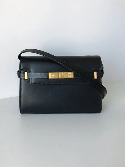 Autumn New Genuine Leather Women Shoulder Bags 2024 High Quality Retro Handbags Ladies Messenger Bag Day Clutches Black Brown