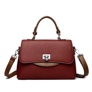 Luxury Large Capacity Multilayer Shoulder Messenger Bag High Quality Leather Handbag Women Designer Crossbody Sac Female Tote
