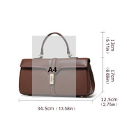 Aidrani Genuine Leather Women's Handbag New Trendy 2026 High Texture Stylish Bag Fashion Cowhide Shoulder Bag