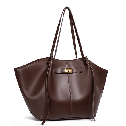 Lightweight Large Capacity 2025 New Bat-Shaped High Street Handbag European and American Style Trendy Single Shoulder Crossbody