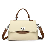 Luxury Large Capacity Multilayer Shoulder Messenger Bag High Quality Leather Handbag Women Designer Crossbody Sac Female Tote