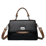 Luxury Large Capacity Multilayer Shoulder Messenger Bag High Quality Leather Handbag Women Designer Crossbody Sac Female Tote