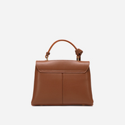 Bolsa Feminina Pequena em Couro Split Marrom - Sereinna