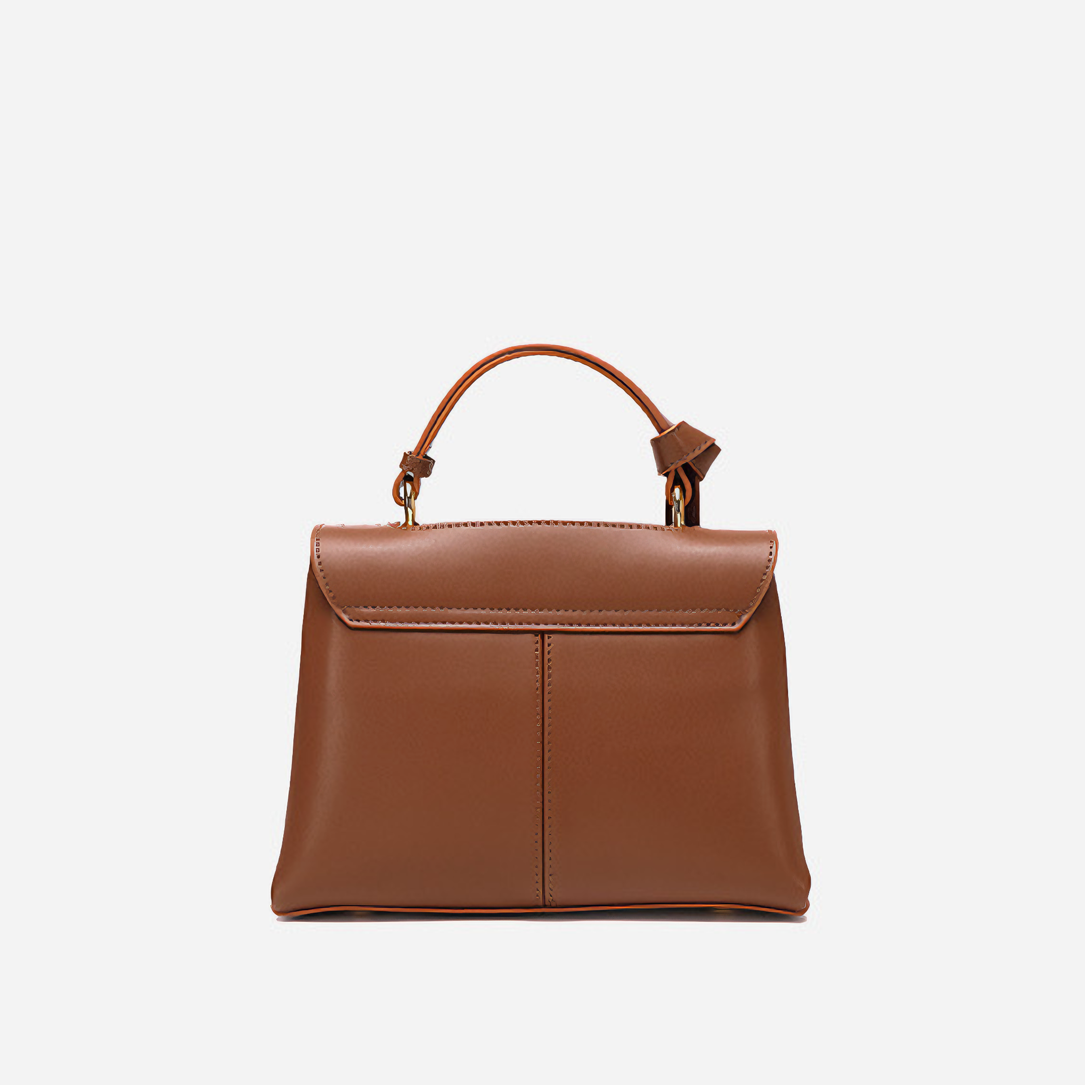 Bolsa Feminina Pequena em Couro Split Marrom - Sereinna
