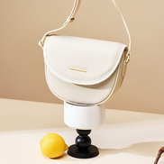 Bolsa Feminina Pequena em Couro Genuíno Branca - Sereinna