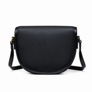 Bolsa Feminina Pequena em Couro Genuíno Preta - Sereinna
