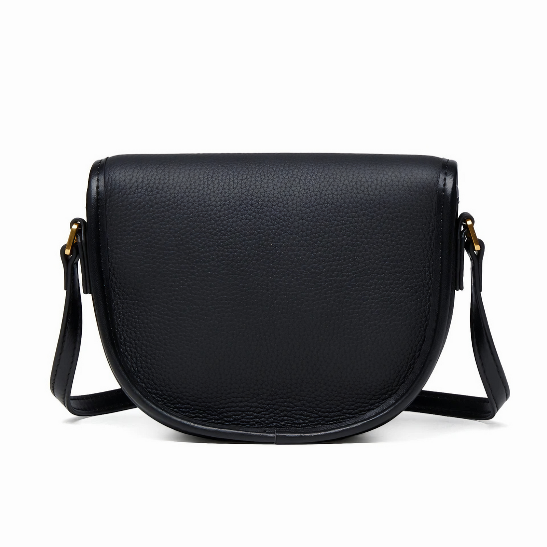 Bolsa Feminina Pequena em Couro Genuíno Preta - Sereinna