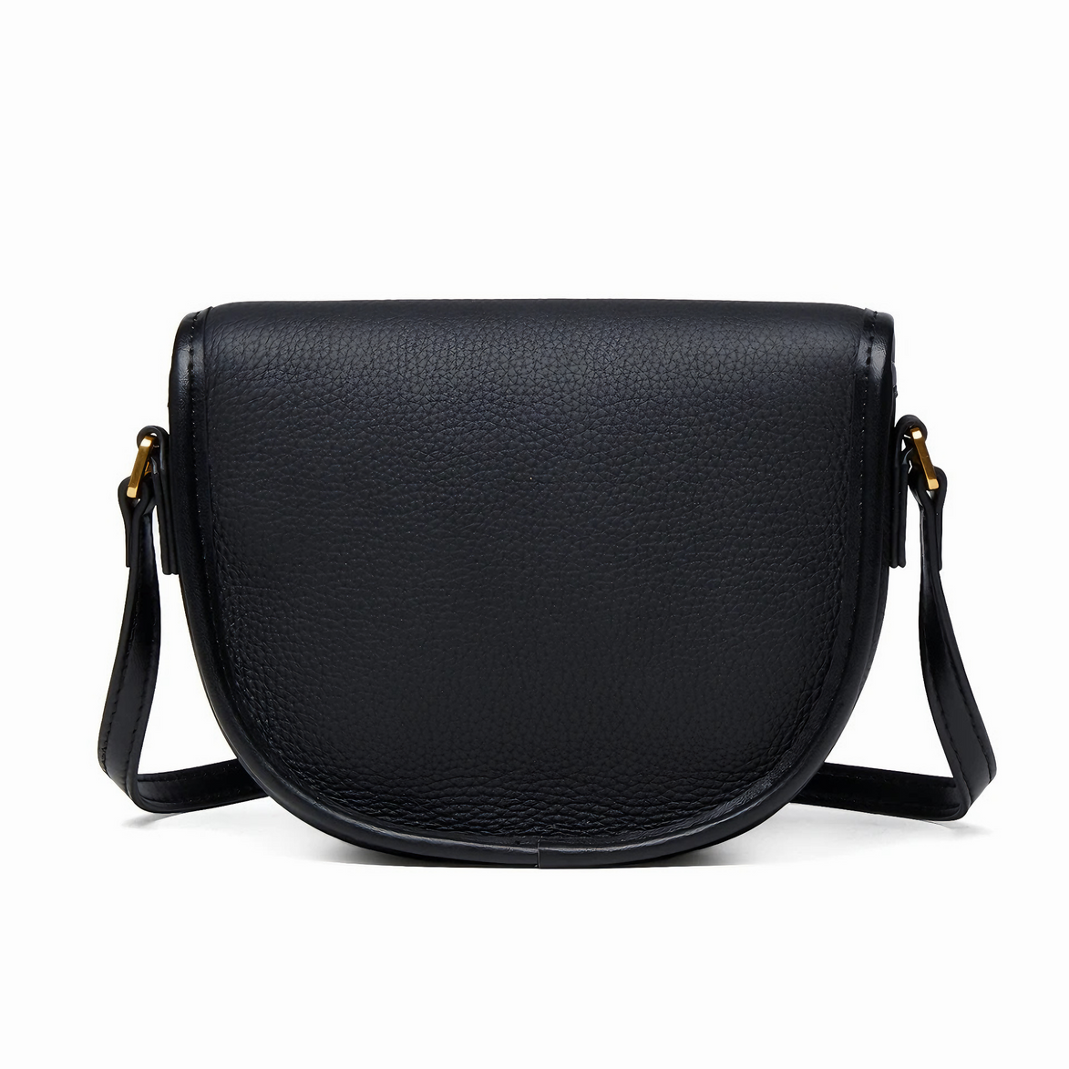 Bolsa Feminina Pequena em Couro Genuíno Preta - Sereinna