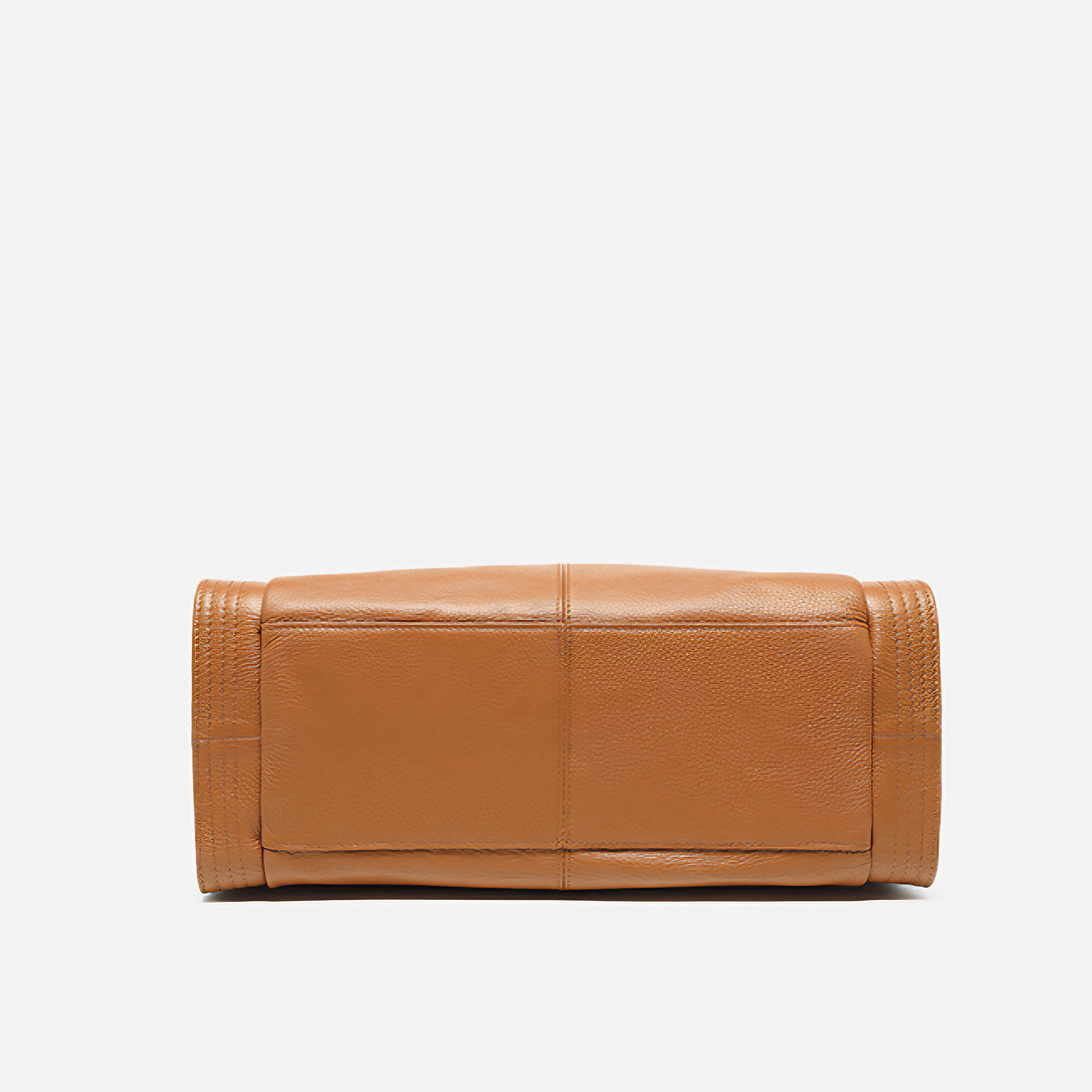 Bolsa Grande em Couro Genuíno Marrom - Sereinna