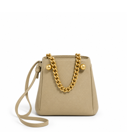 Elara Bucket Bag - Genuine Leather