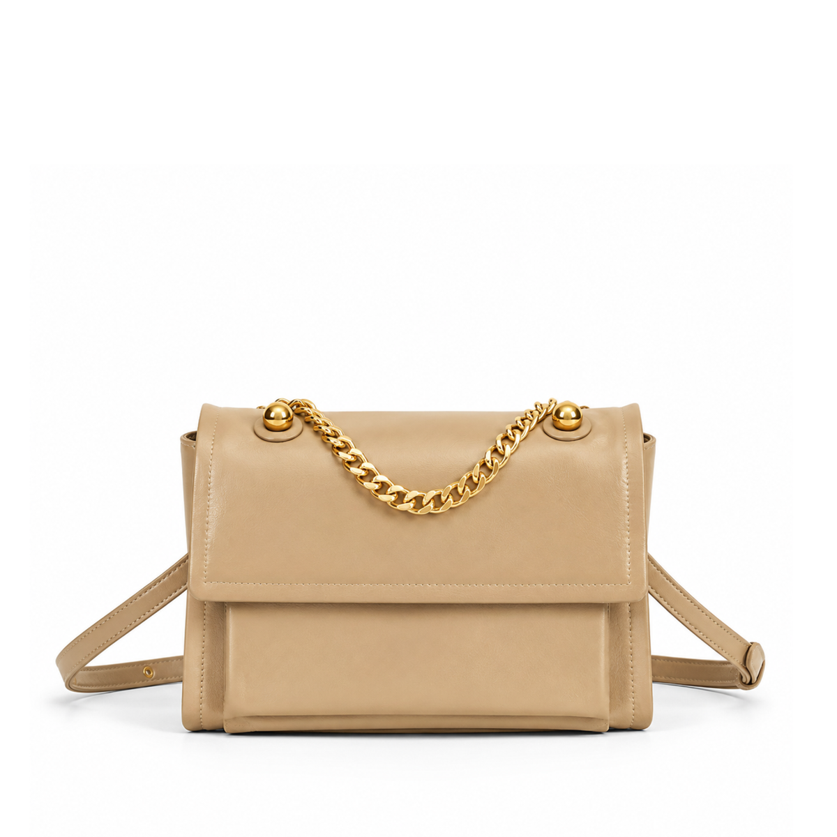 Pelle Shoulder Bag - Genuine Leather
