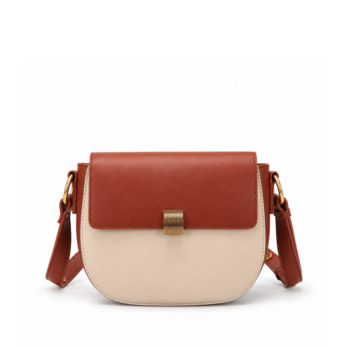 Cameo Crossbody Bag — Genuine Leather