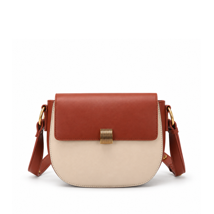 Cameo Crossbody Bag — Genuine Leather