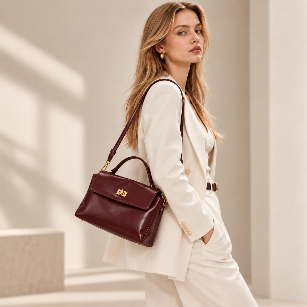 Sloane Top-Handle Bag - Genuine Leather