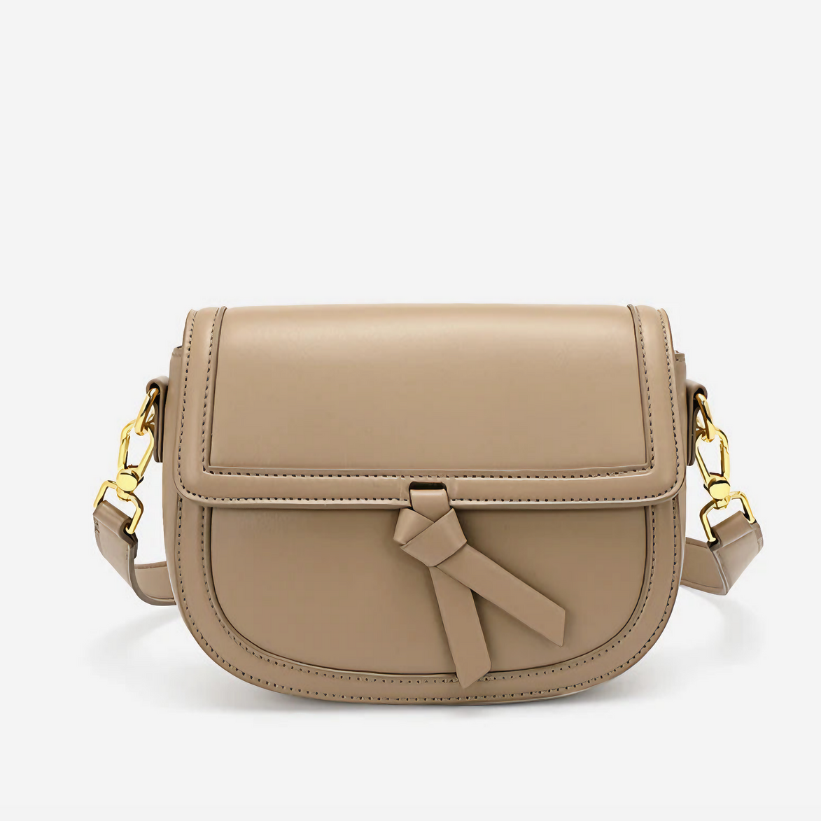 Bolsa pequena em couro split cinza - Sereinna