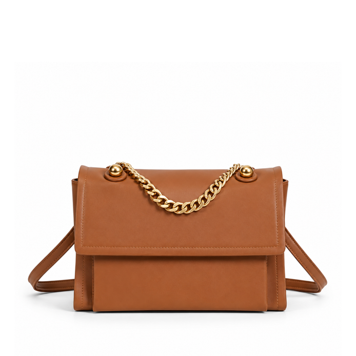 Pelle Shoulder Bag - Genuine Leather