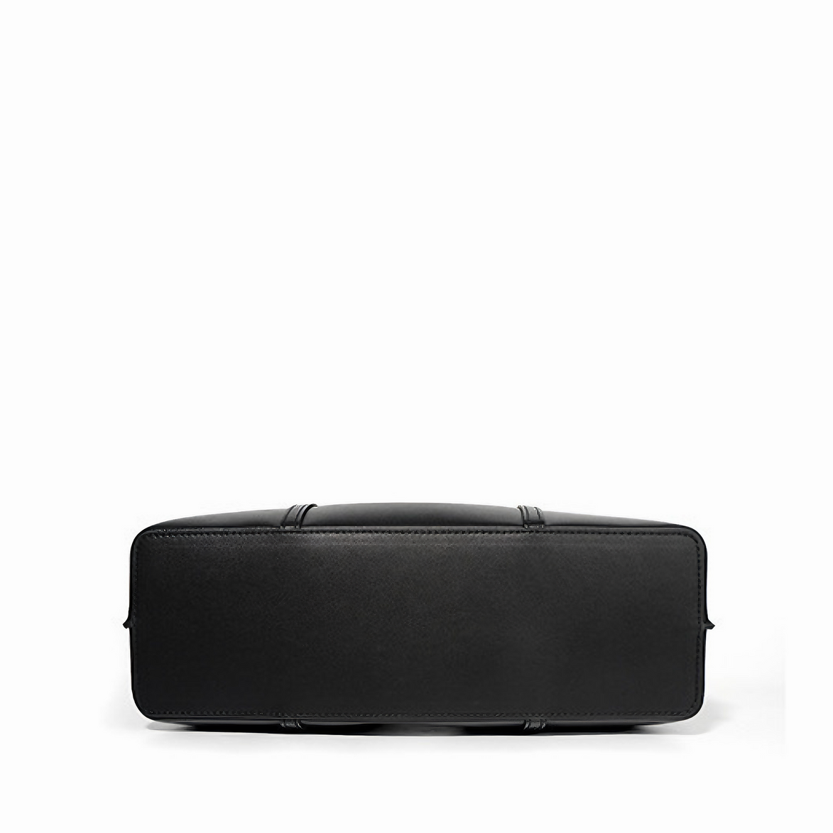 Bolsa feminina grande em couro genuíno preta - Sereinna