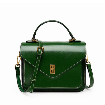 Aure Top-Handle Bag – Genuine Leather
