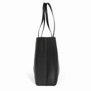 Bolsa feminina grande em couro genuíno preta - Sereinna