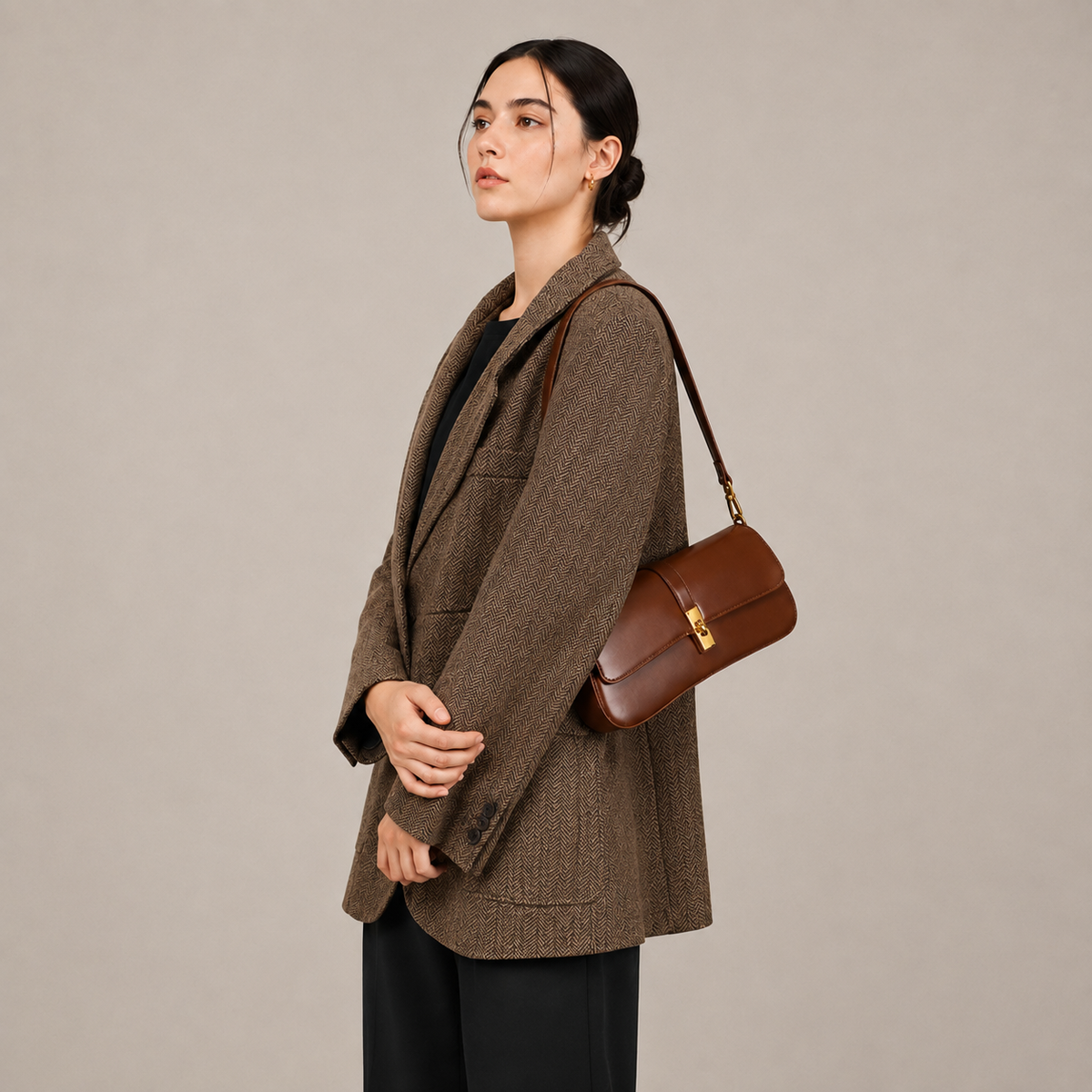 Rowan Shoulder Bag - Genuine Leather
