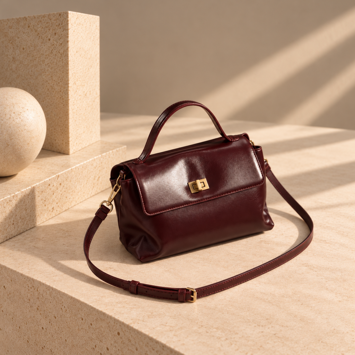 Sloane Top-Handle Bag - Genuine Leather