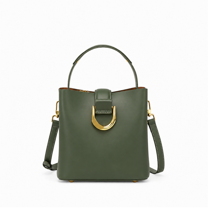 Ember Bucket Bag — Genuine Leather