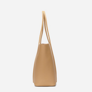Bolsa Feminina Grande em Couro Genuino Marrom com Organizador Interno - Sereinna