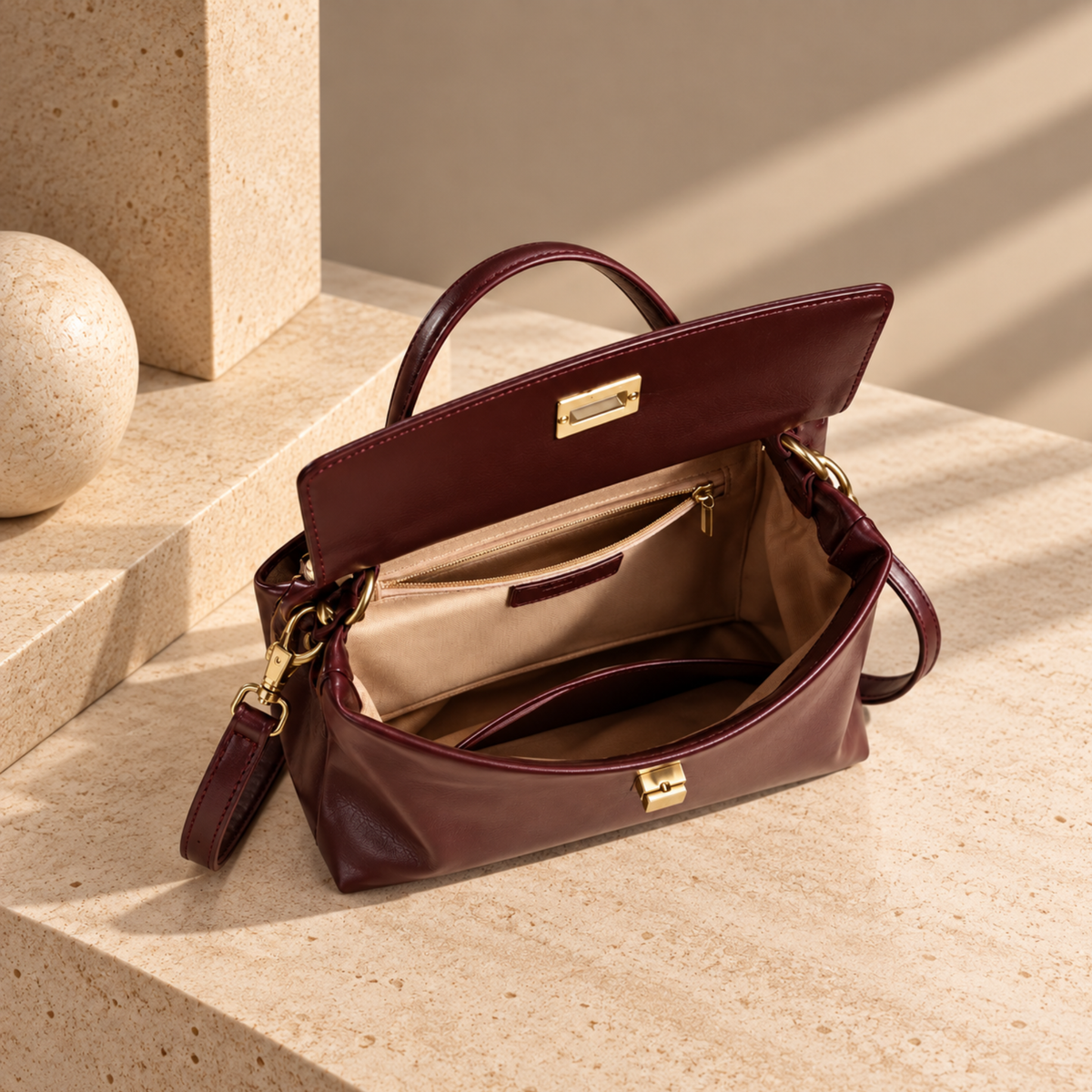Sloane Top-Handle Bag - Genuine Leather