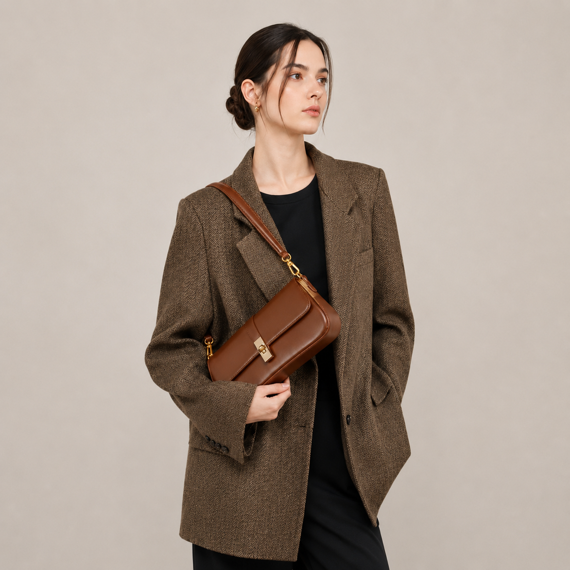 Rowan Shoulder Bag - Genuine Leather