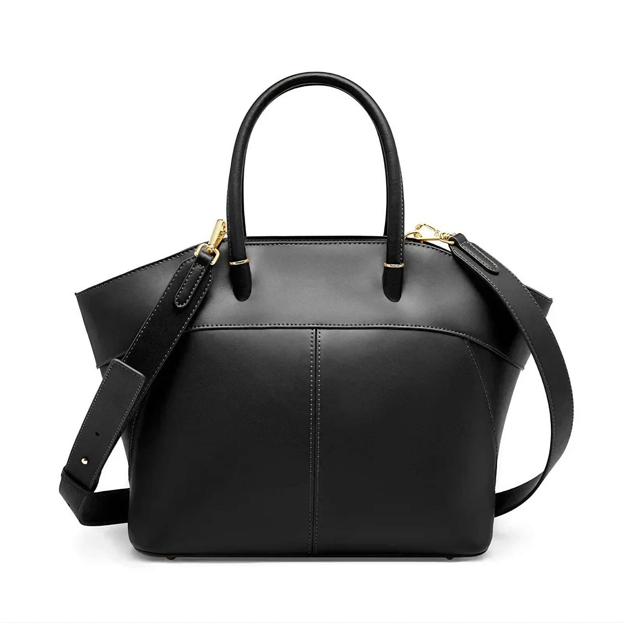 Genuine Cowhide Leather Women Top-Handbags Free Shipping Fashion Bucket Bag Ladies Tote Bags Luxury Female Shoulder Bags