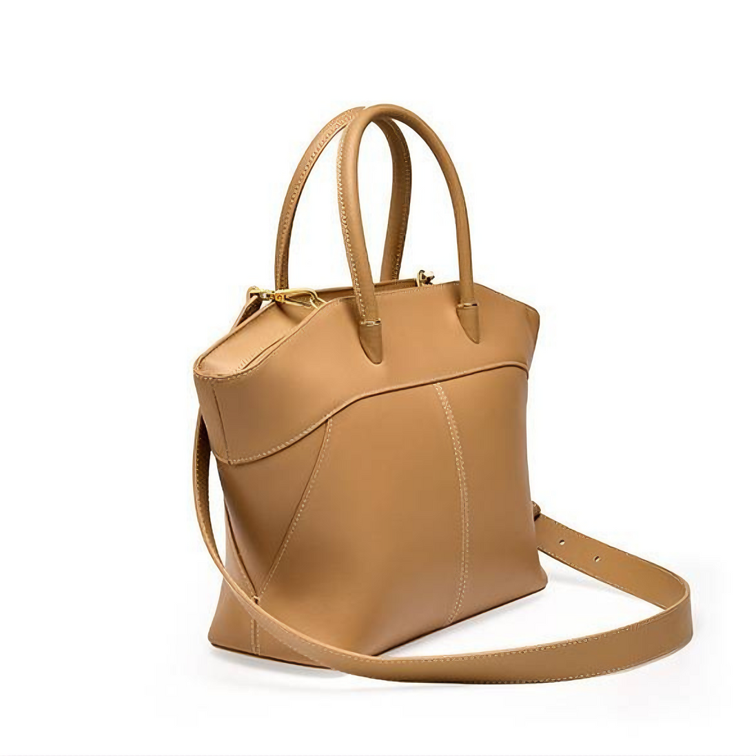 Genuine Cowhide Leather Women Top-Handbags Free Shipping Fashion Bucket Bag Ladies Tote Bags Luxury Female Shoulder Bags