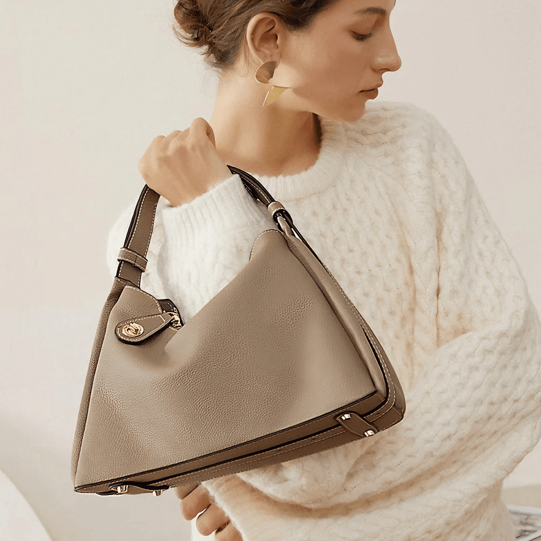 Bolsa Muse - Couro Genuíno - Sereinna