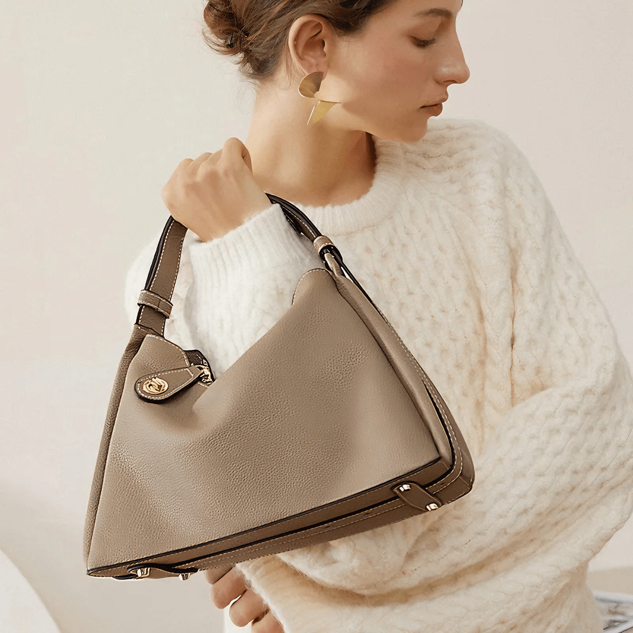 Bolsa Muse - Couro Genuíno - Sereinna