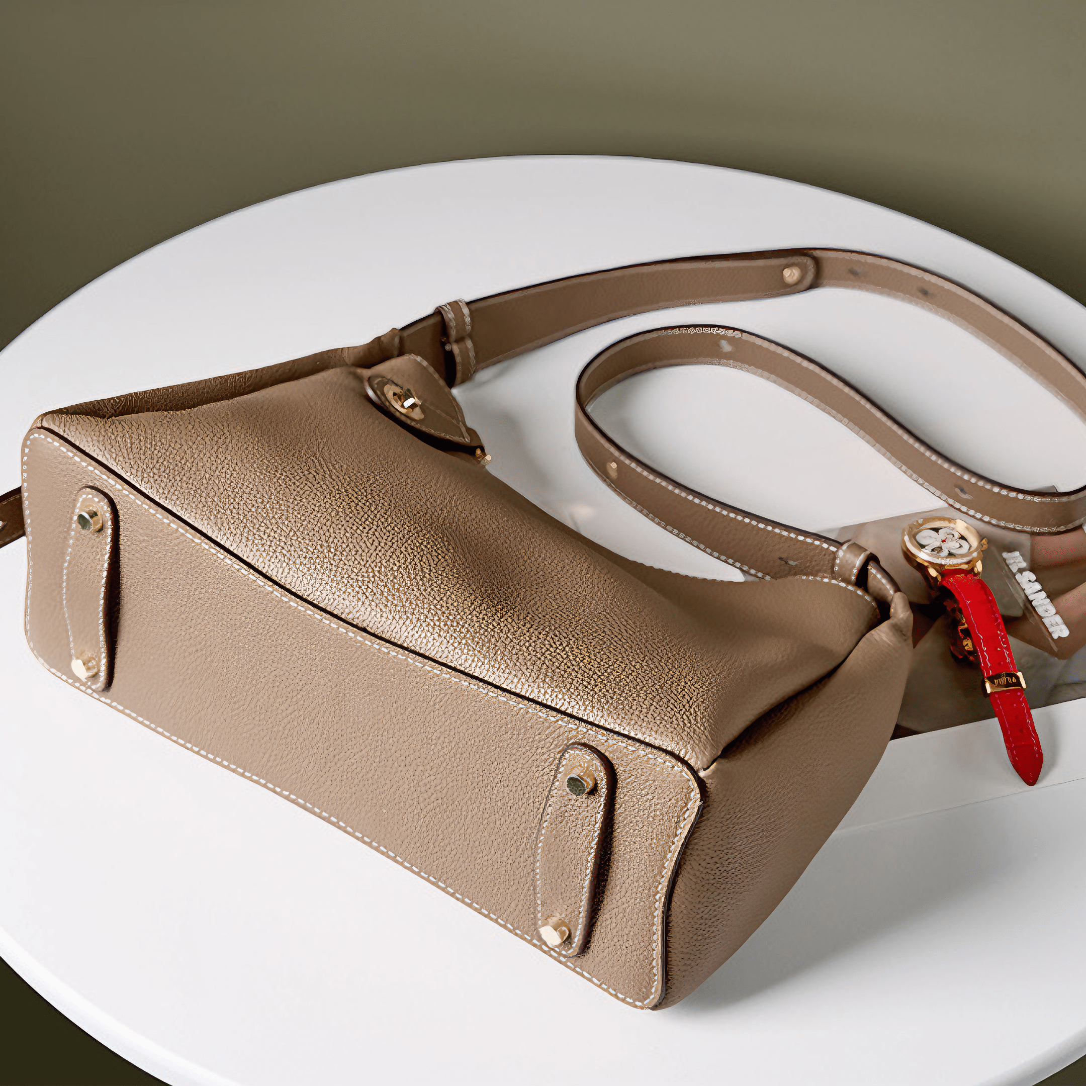Bolsa Muse - Couro Genuíno - Sereinna