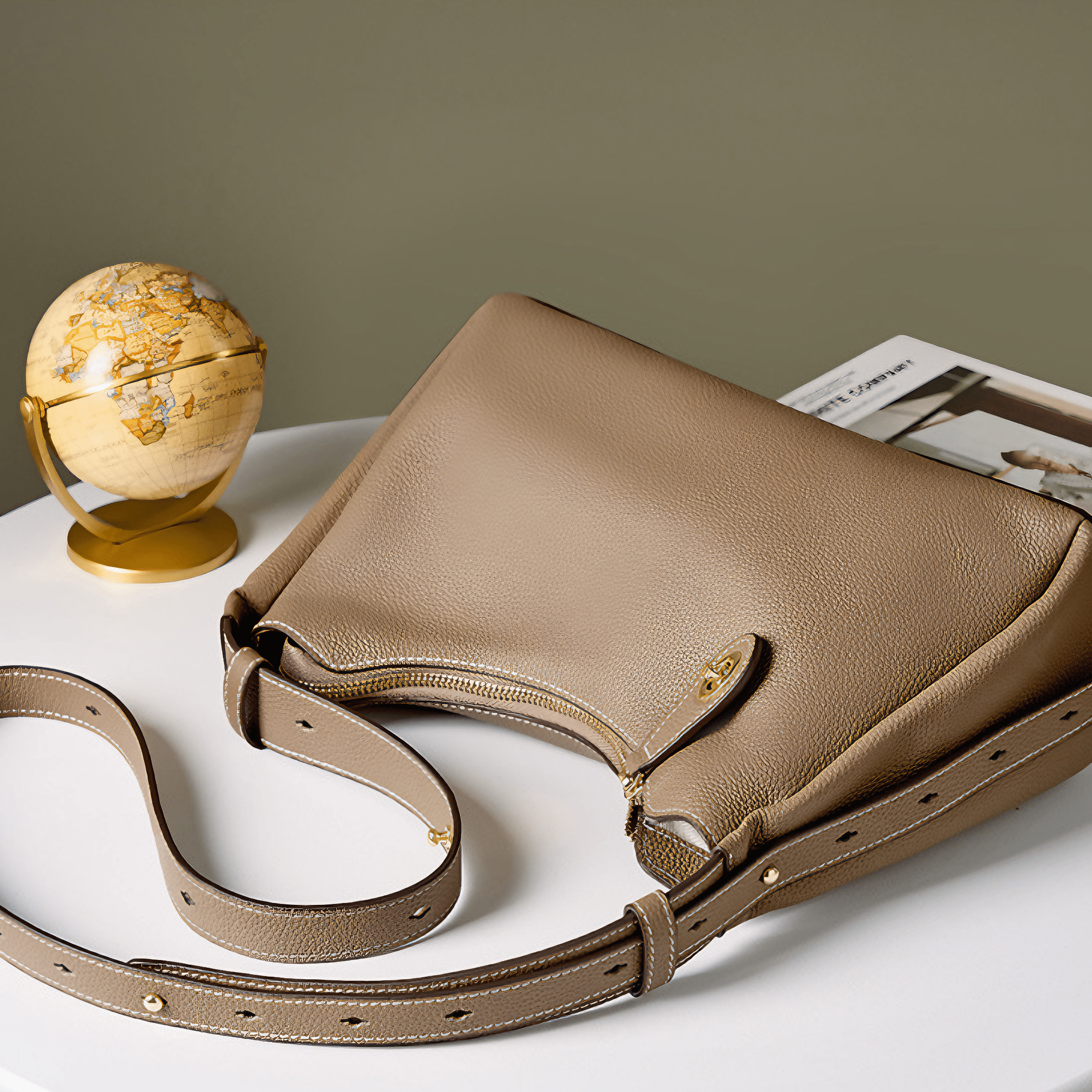 Bolsa Muse - Couro Genuíno - Sereinna